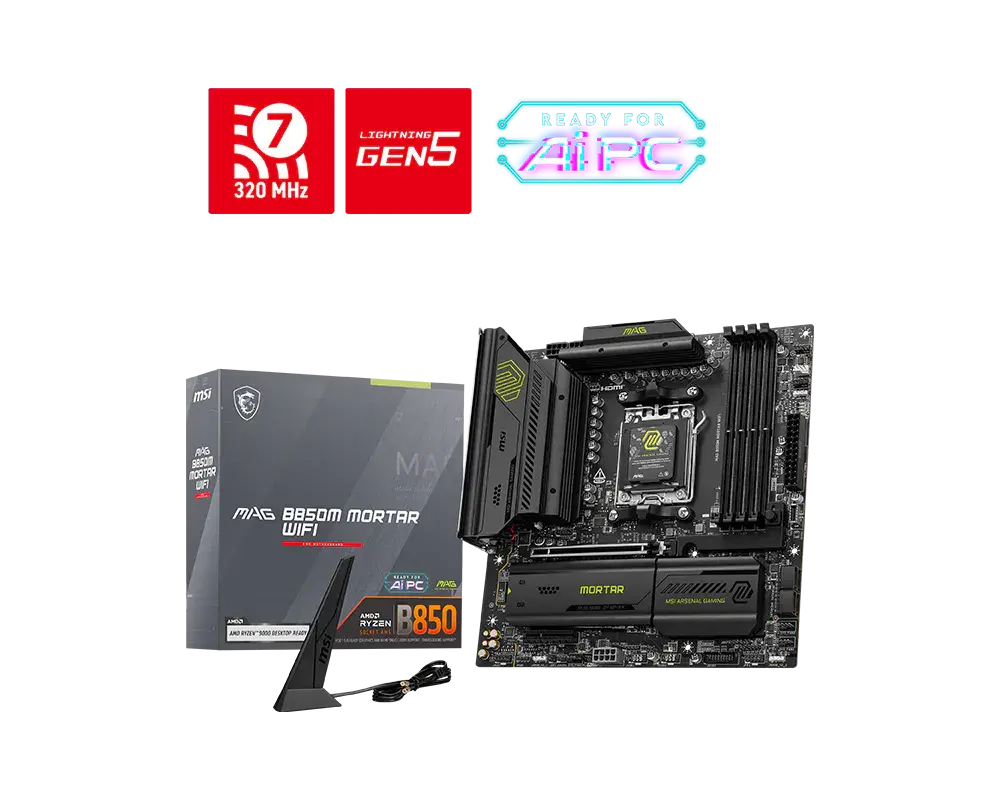 Дънна платка, MSI MAG B850M MORTAR WIFI - image 4