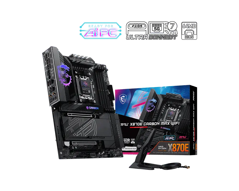 Дънна платка, MSI MPG X870E CARBON MAX WIFI - image 4
