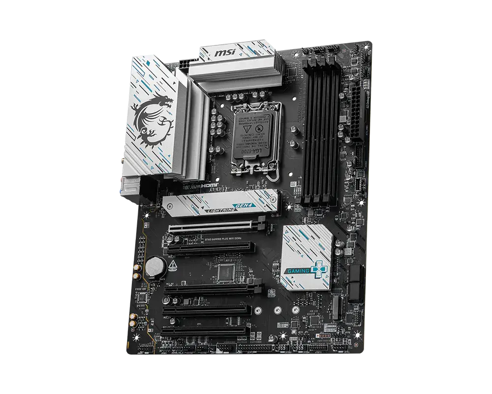 Дънна платка, MSI B760 GAMING PLUS WIFI DDR4 - image 2