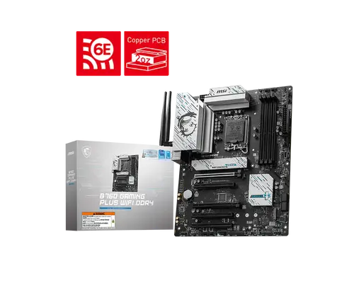 Дънна платка, MSI B760 GAMING PLUS WIFI DDR4 - 5