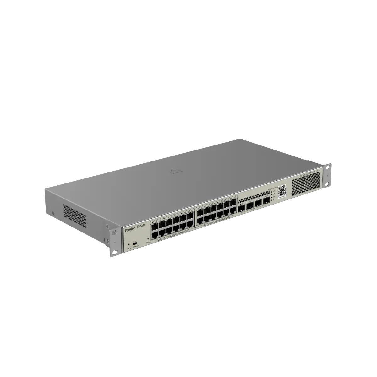 Комутатор Ruijie RG-NBS3100-24GT4SFP-P-V2, 24xGbЕ, 4xSFP, PoE+, 370W, L2,19-инч - image 1