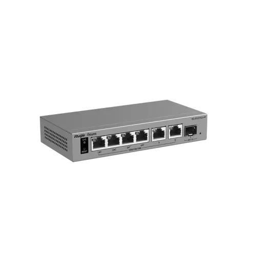 Комутатор Ruijie RG-ES207GS-HP, 2x1G POE++, 2x1G POE+, 2x1G, 1x1G SFP, 120W - 3
