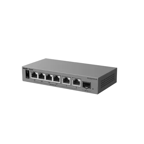 Комутатор Ruijie RG-ES207GS-HP, 2x1G POE++, 2x1G POE+, 2x1G, 1x1G SFP, 120W - 4