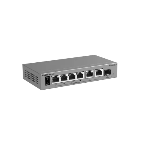 Комутатор Ruijie RG-ES207GS-P, 4x1G POE+, 2x1G, 1x1G SFP, 54W - 2