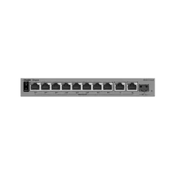 Комутатор Ruijie RG-ES211GS-LP, 8xGbE PoE+, 2x GbE, 1x GbE/SFP, 70W, до 32 VLAN