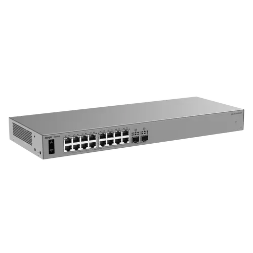 Комутатор Ruijie RG-ES216GC2MS, 16xGbE, 2x2.5 SFP, рак, 32 VLAN - 2