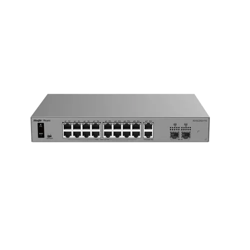Комутатор Ruijie RG-ES220GS-P-V2, 18xGbE, 2xSFP, 16x PoE+, 250W, до 16 VLAN - 2