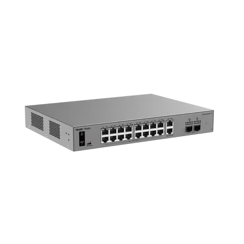 Комутатор Ruijie RG-ES220GS-P-V2, 18xGbE, 2xSFP, 16x PoE+, 250W, до 16 VLAN - 4