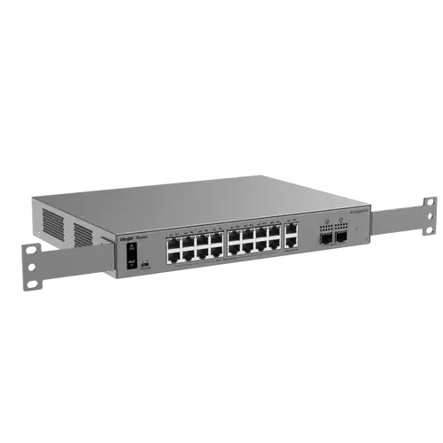 Комутатор Ruijie RG-ES220GS-P-V2, 18xGbE, 2xSFP, 16x PoE+, 250W, до 16 VLAN - 5