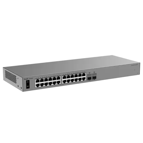 Комутатор Ruijie RG-ES224GC2MS, 24xGbE, 2x2.5 SFP, рак, 32 VLAN - 2