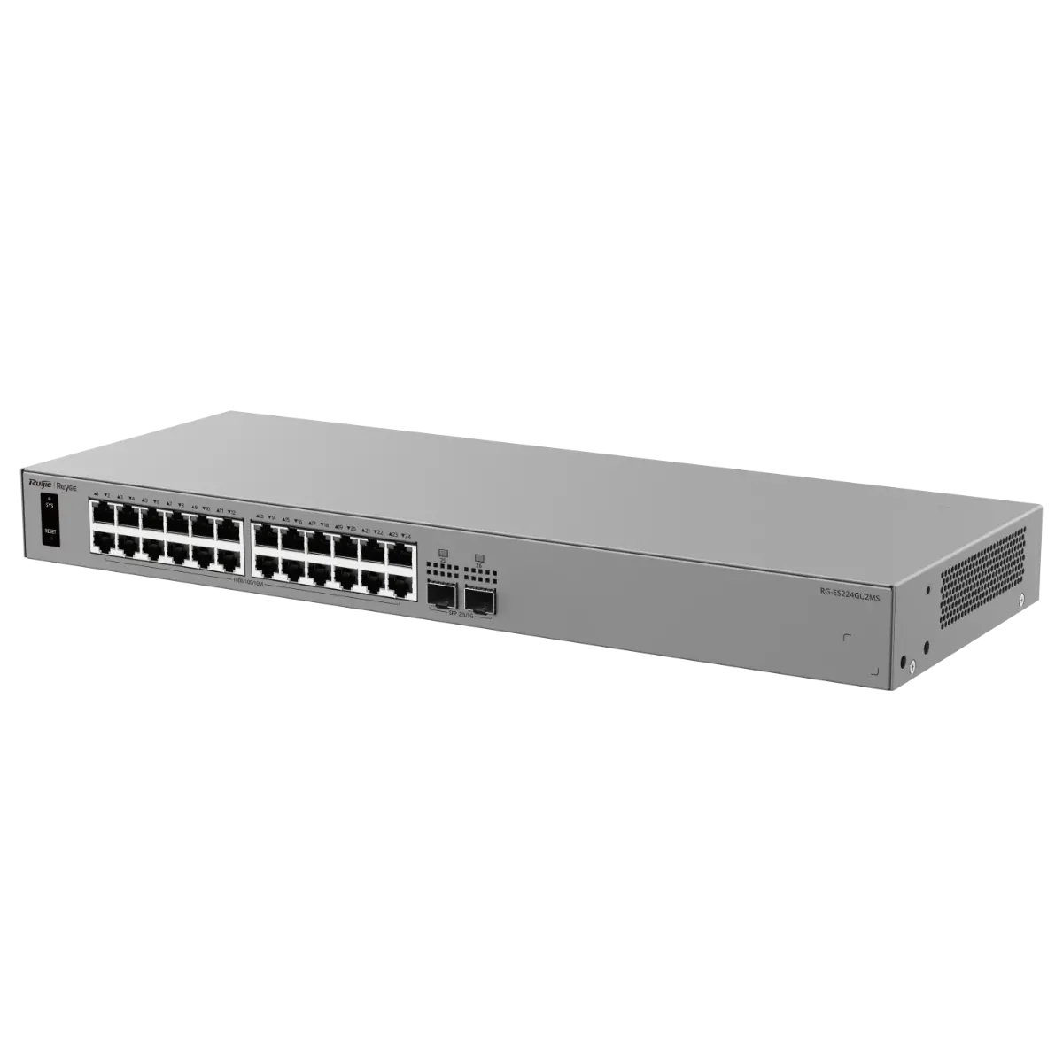 Комутатор Ruijie RG-ES224GC2MS, 24xGbE, 2x2.5 SFP, рак, 32 VLAN - image 2