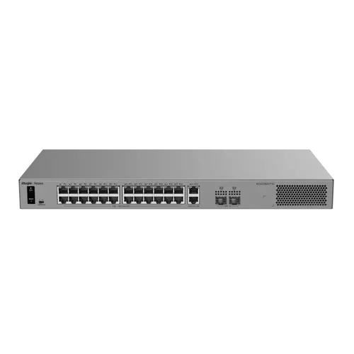 Комутатор Ruijie RG-ES228GS-P-V2, 26xGbE, 2xSFP, 24x PoE+, 370W, до 32 VLAN,шкаф - 2