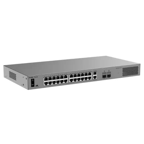 Комутатор Ruijie RG-ES228GS-P-V2, 26xGbE, 2xSFP, 24x PoE+, 370W, до 32 VLAN,шкаф - 3