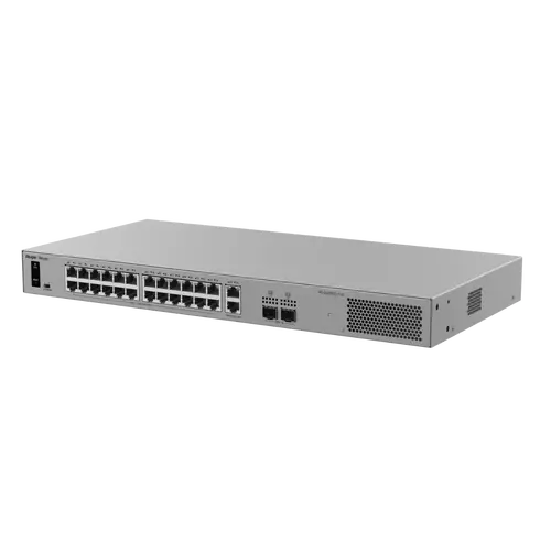 Комутатор Ruijie RG-ES228GS-P-V2, 26xGbE, 2xSFP, 24x PoE+, 370W, до 32 VLAN,шкаф - 4