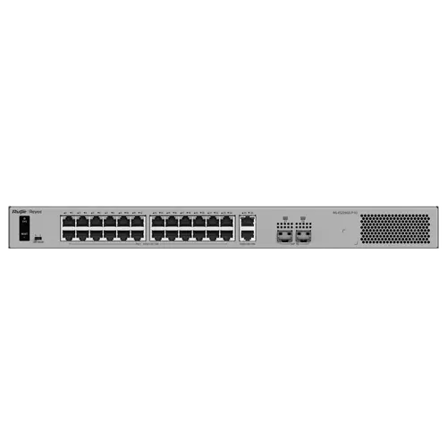 Комутатор Ruijie RG-ES228GS-P-V2, 26xGbE, 2xSFP, 24x PoE+, 370W, до 32 VLAN,шкаф
