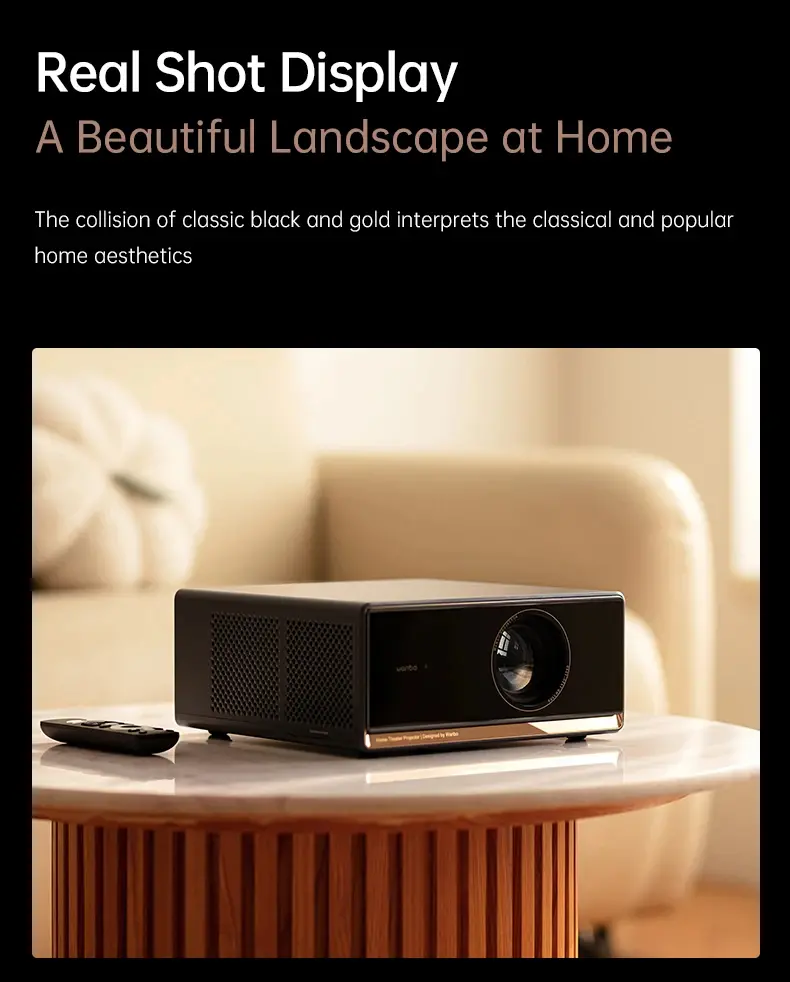 Wanbo преносим смарт проектор Portable Smart Projector - X5 Pro - Dark Blue, 4K, 1100 ANSI, HDR10, Google TV, - image 27