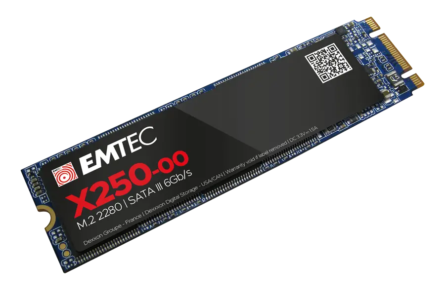 Hard disk, EMTEC SSD X250 256G M2 SATA - image 1