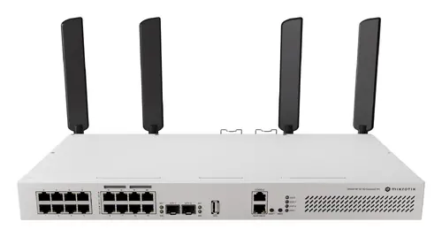 Switch MikroTik CRS418-8P-8G-2S+5axQ2axQ-RM, WiFi6, 8xGbE PoE+, 8xGbE, 2xSFP+ - 2