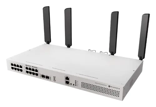 Комутатор MikroTik CRS418-8P-8G-2S+5axQ2axQ-RM, WiFi6, 8xGbE PoE+, 8xGbE, 2xSFP+