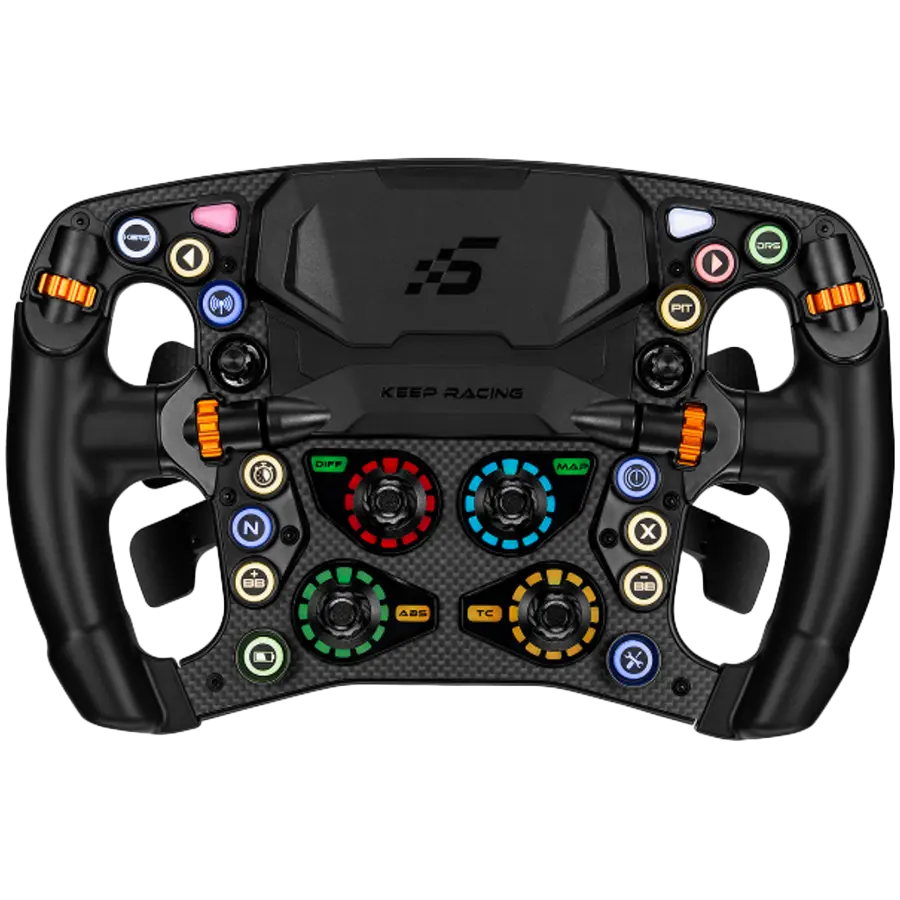 SIMAGIC Zeus Formula Steering Wheel, 280 mm, 5mm carbon fiber, CNC aluminum - image 1