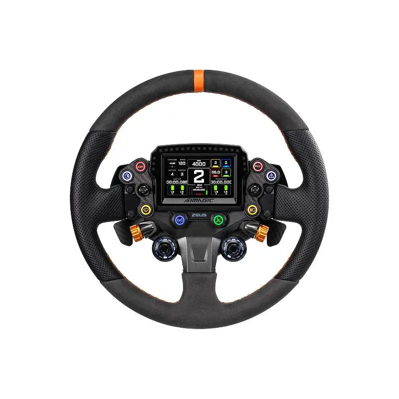SIMAGIC Zeus Sport Steering Wheel & MagicDash 4 Bundle, AirLink, all-in-one