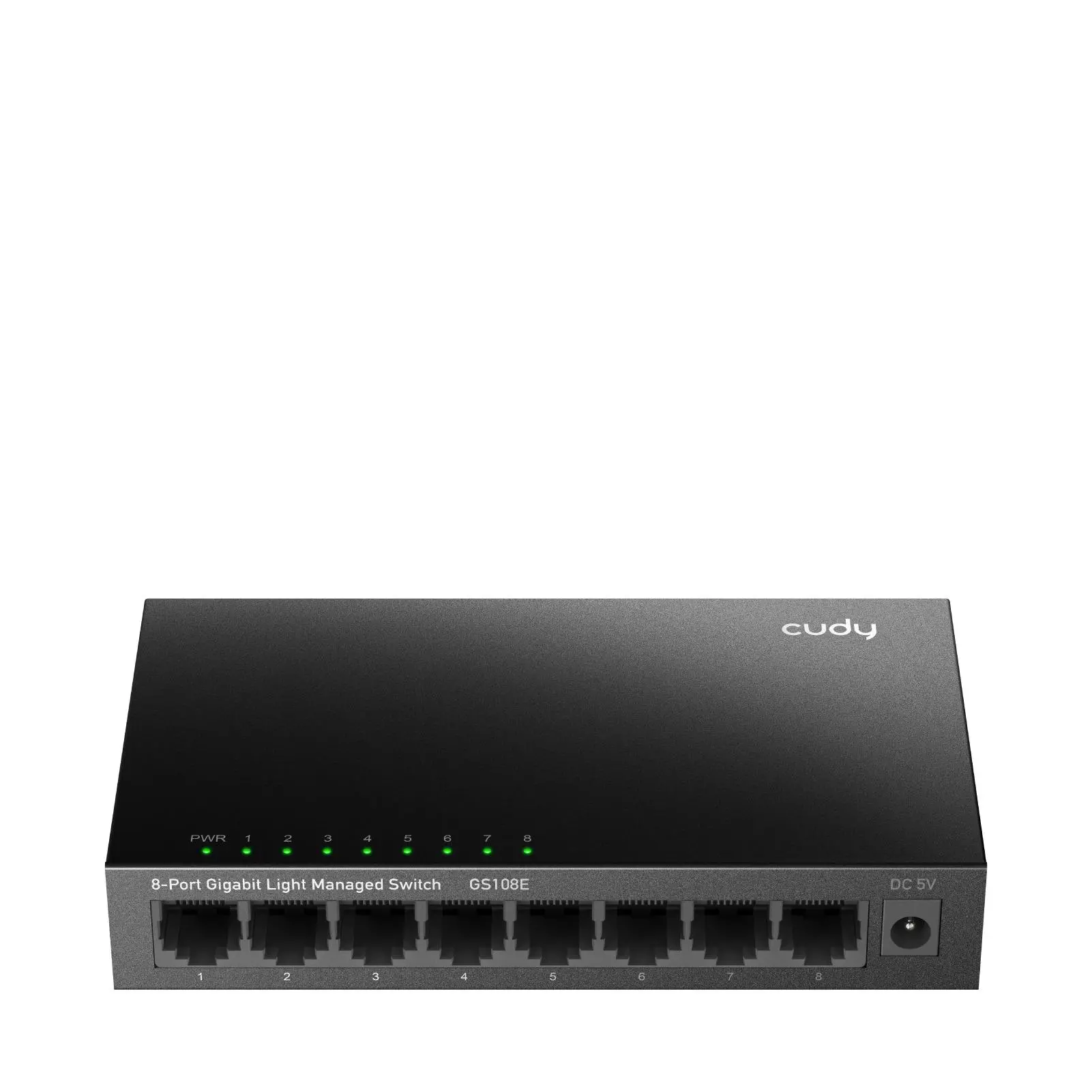 Суич Cudy GS108E, 8 портов, управляем, 10/100/1000, CUDY Cloud APP, Метален корпус