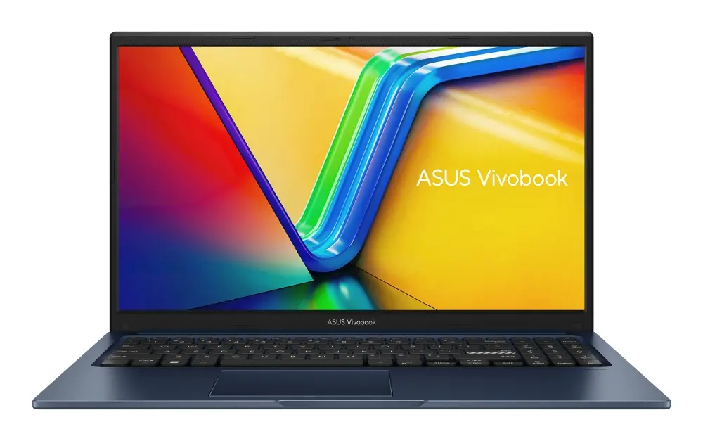 Лаптоп, Asus Vivobook X1504VA-BQ5718NA,Intel Core 3 100U 1.2 GHz (10MB Cache, up to 4.7 GHz, 6 cores, 8 Threads), 15.6" FHD,(1920x1080),8GB DDR5 , SSD 256GB, Chiclet Keyboard with Num-key,No OS, Quiet Blue,US, no adapter - image 1