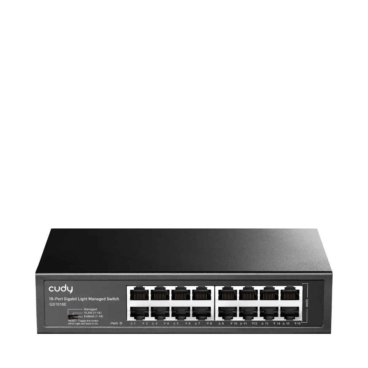 Суич Cudy GS1016E, 16 портов, управляем, 10/100/1000, CUDY Cloud APP, Метален корпус