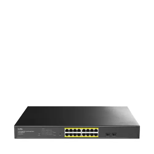 Switch Cudy GS1016EPS2, 16 porturi, administrabil Gigabit PoE+, 2x sloturi Gigabit SFP - 1