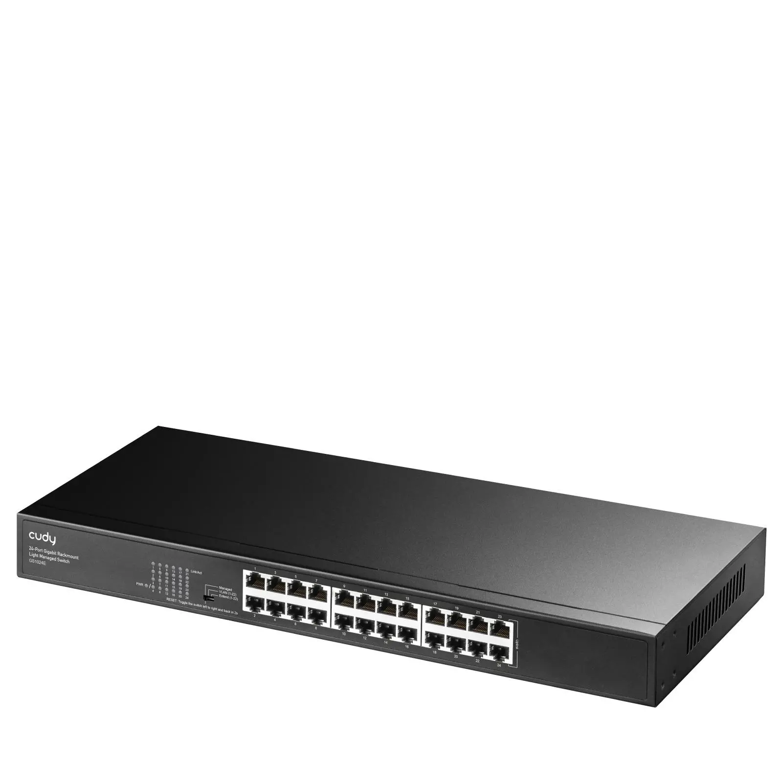 Суич Cudy GS1024E, 24 портов, управляем, 10/100/1000, CUDY Cloud APP, Метален корпус - image 1