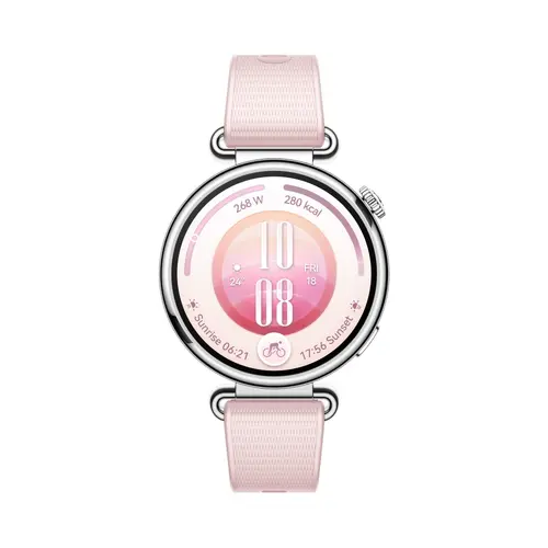 Часовник, Huawei Watch GT 7  Konsu-B39F Pink Fluoroelastomer + Huawei Freebuds SE 4 ANC, White