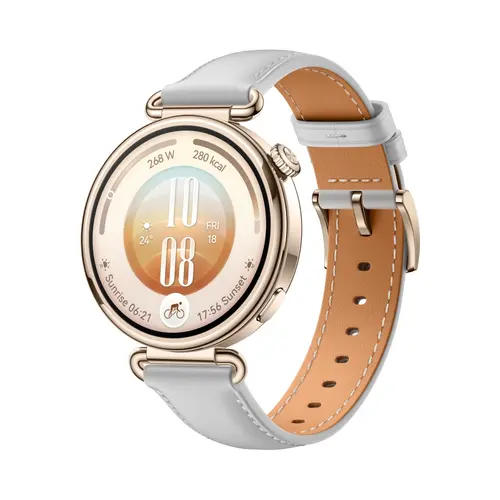 Часовник, Huawei Watch GT 7 Konsu-B39L Grey Composite Leather + Huawei Freebuds SE 4 ANC, White - 2