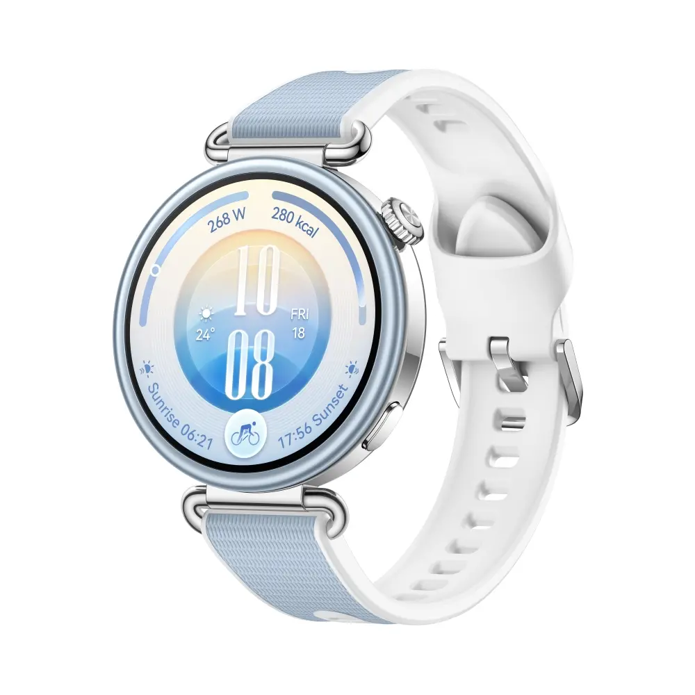 Часовник, Huawei Watch GT 7 Konsu-B39FB Blue and White Fluoroelastomer + Huawei Freebuds SE 4 ANC, White - image 1