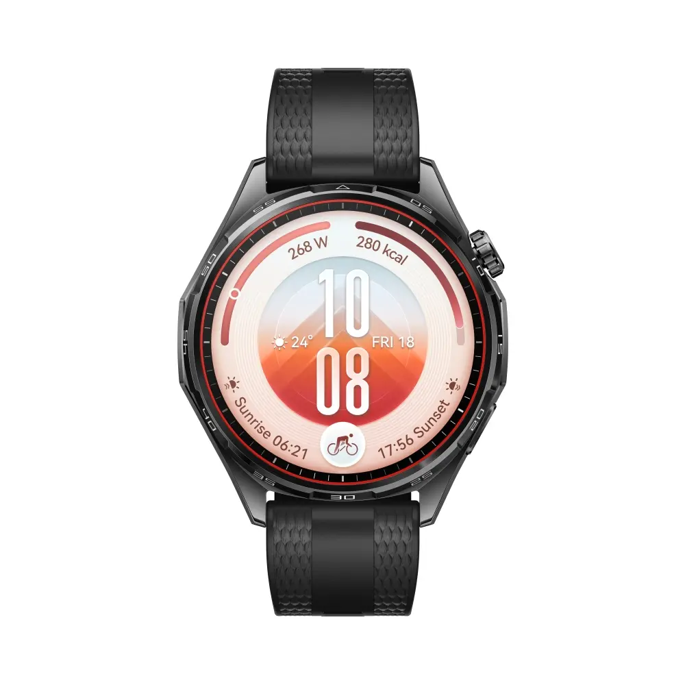 Часовник, Huawei Watch GT 7 Atum-B39F Black Fluoroelastomer + Huawei Freebuds SE 4 ANC, White