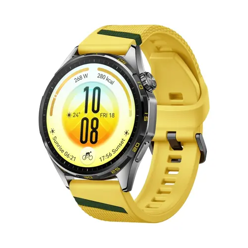 Часовник, Huawei Watch GT 7 Atum-B39FY Yellow and Green Fluoroelastomer + Huawei Freebuds SE 4 ANC, White - 2
