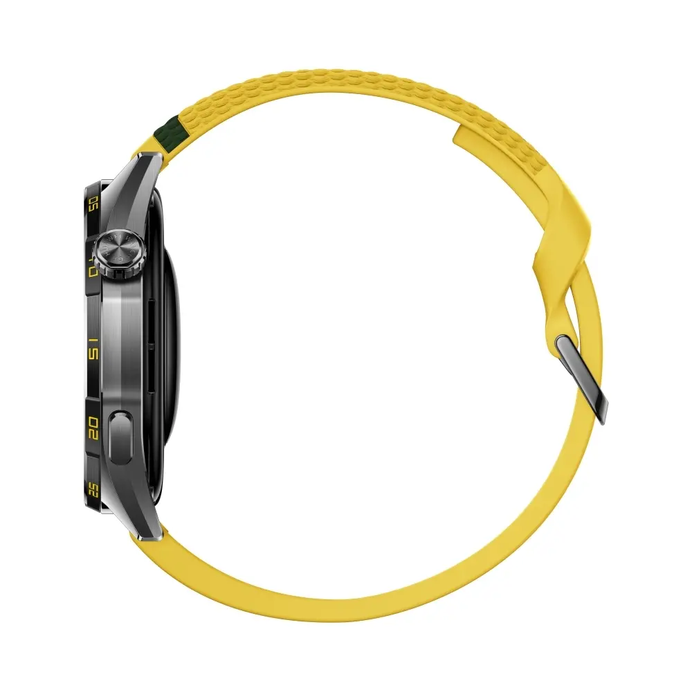 Часовник, Huawei Watch GT 7 Atum-B39FY Yellow and Green Fluoroelastomer + Huawei Freebuds SE 4 ANC, White - image 3