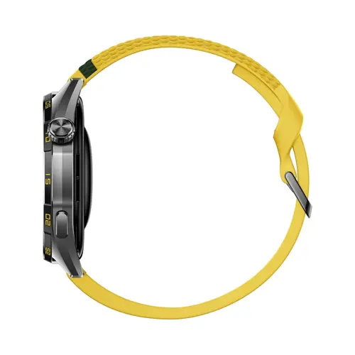 Часовник, Huawei Watch GT 7 Atum-B39FY Yellow and Green Fluoroelastomer + Huawei Freebuds SE 4 ANC, White - 4