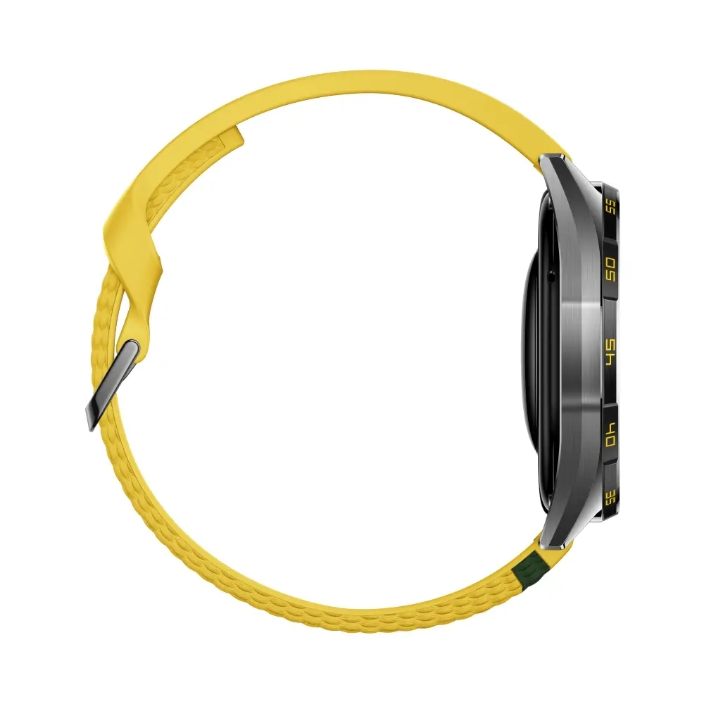 Часовник, Huawei Watch GT 7 Atum-B39FY Yellow and Green Fluoroelastomer + Huawei Freebuds SE 4 ANC, White - image 4