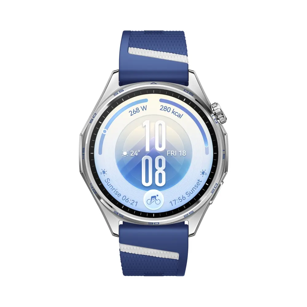 Часовник, Huawei Watch GT 7 Atum-B39FC Blue and White Fluoroelastomer + Huawei Freebuds SE 4 ANC, White