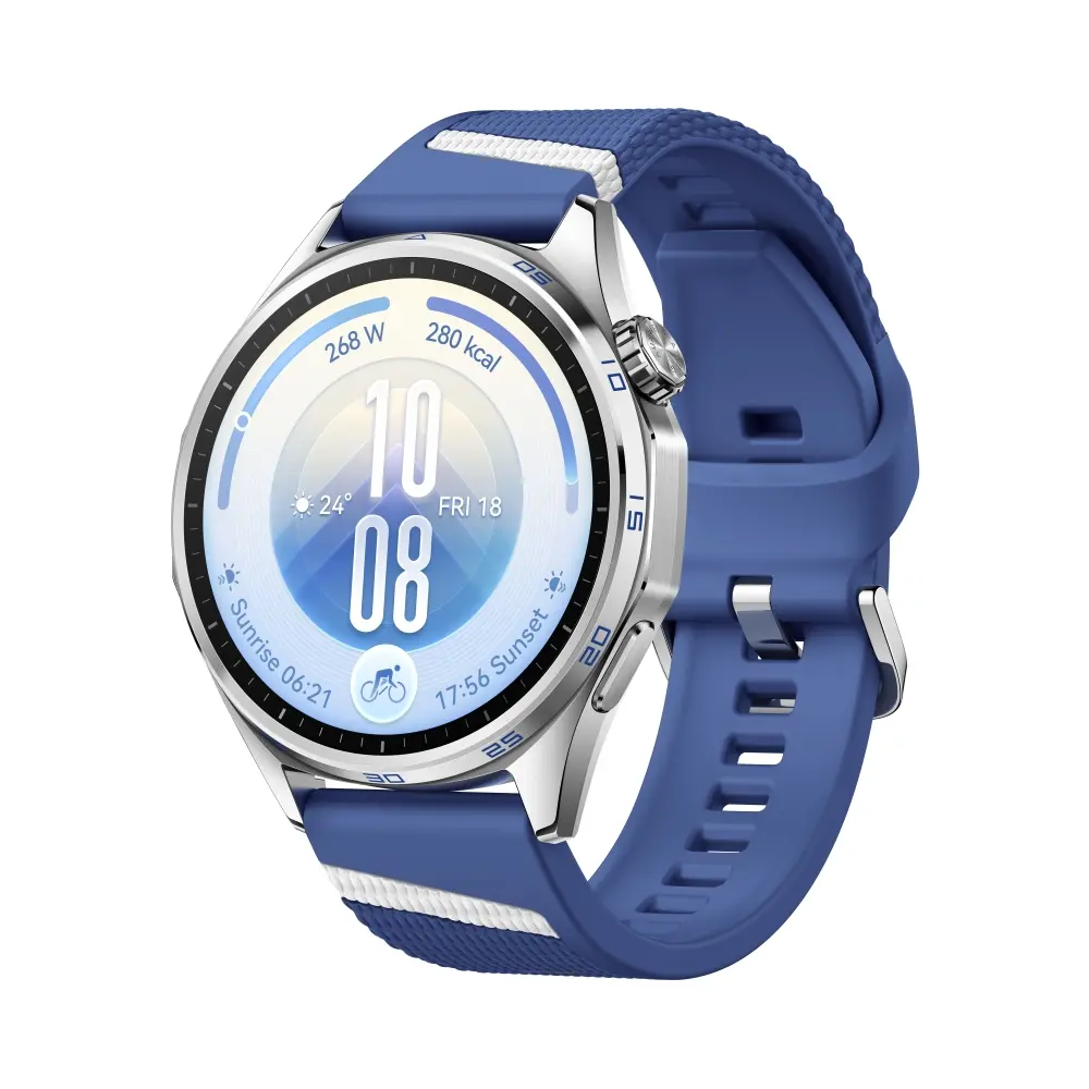 Часовник, Huawei Watch GT 7 Atum-B39FC Blue and White Fluoroelastomer + Huawei Freebuds SE 4 ANC, White - image 1