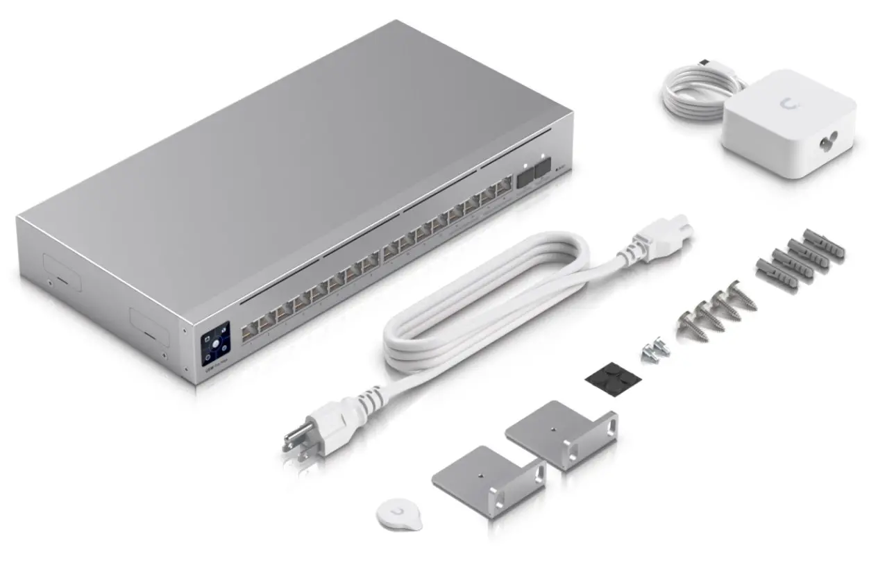 Комутатор Ubiquiti USW-Pro-Max-16, 4x 2.5GbE, 12x GbE, 2xSFP+ слота, управляем - image 3