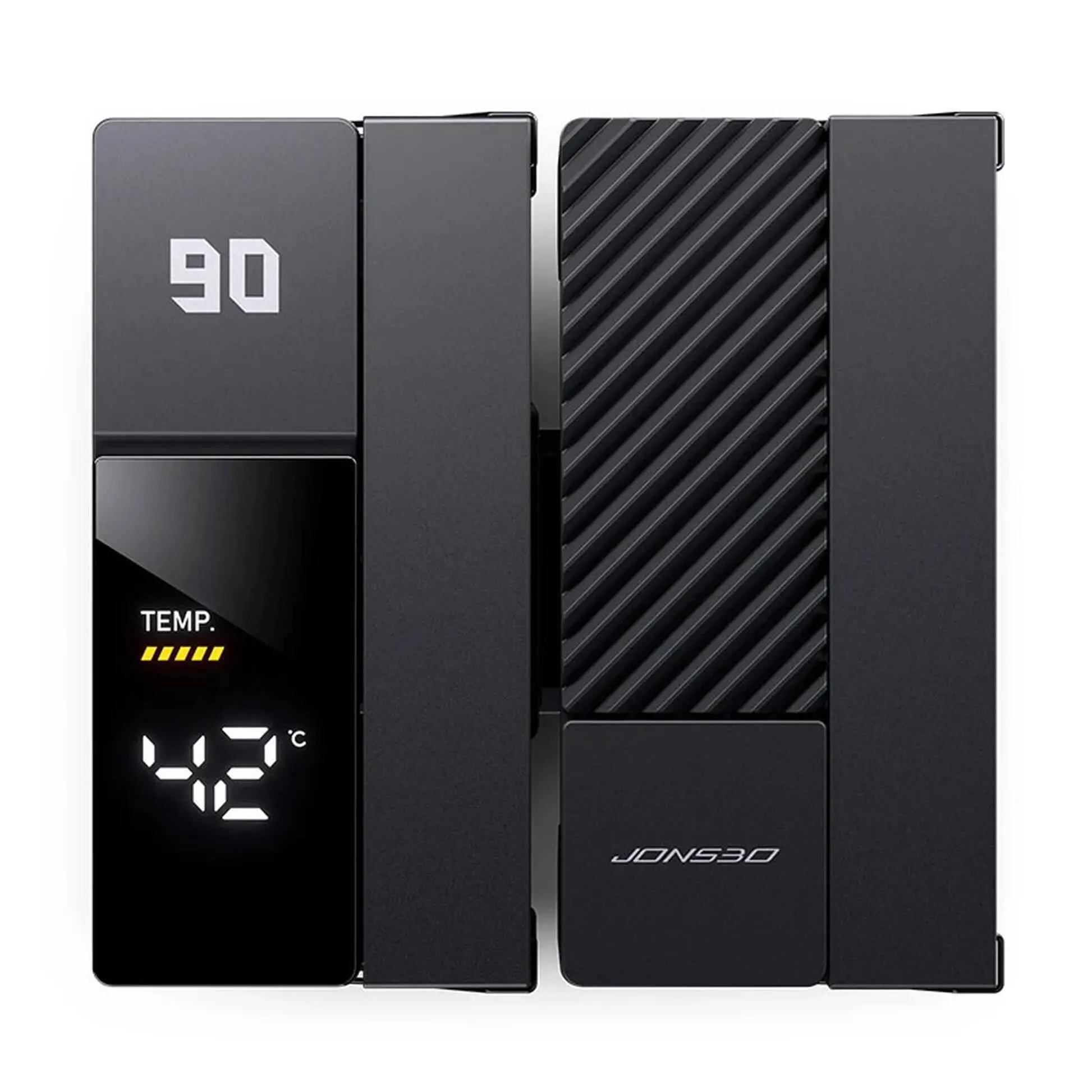 Охладител за процесор Jonsbo CC90 Dual Tower 130mm Display - Черен - image 5