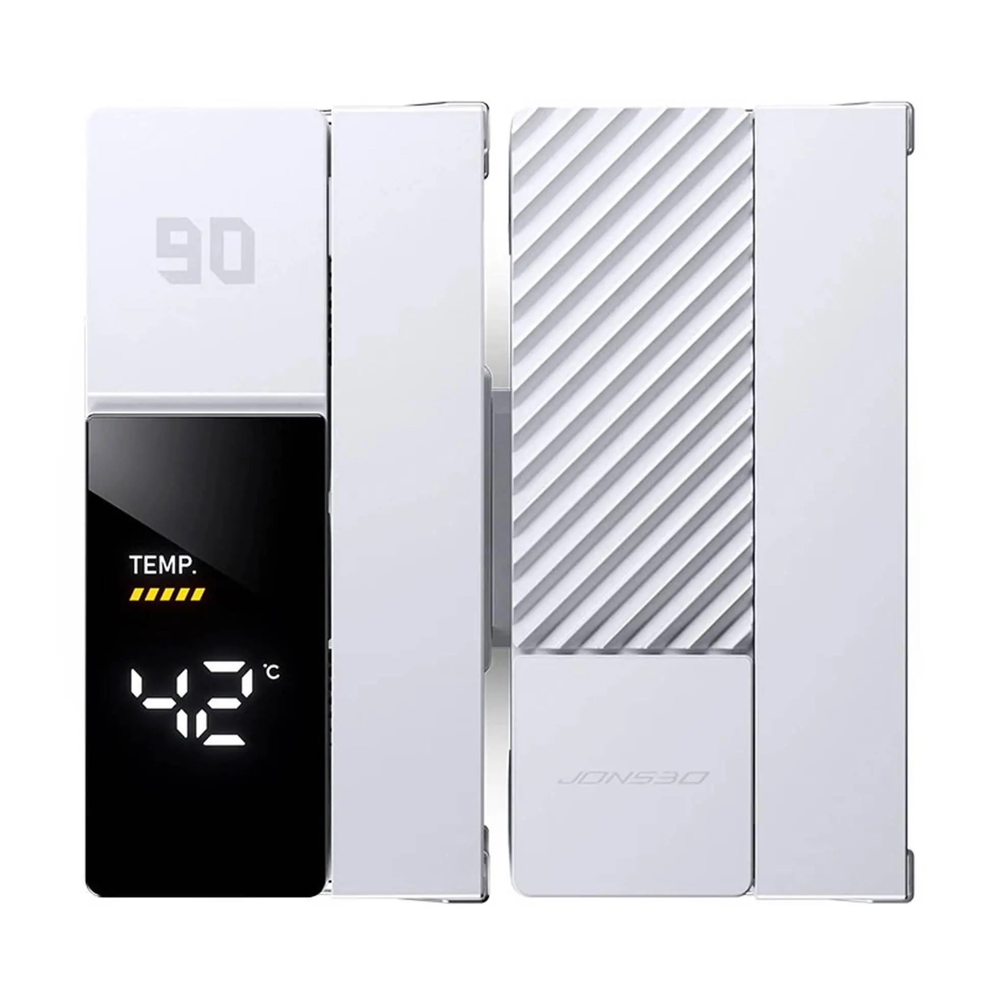 Охладител за процесор Jonsbo CC90 Dual Tower 130mm Display - Бял - image 5