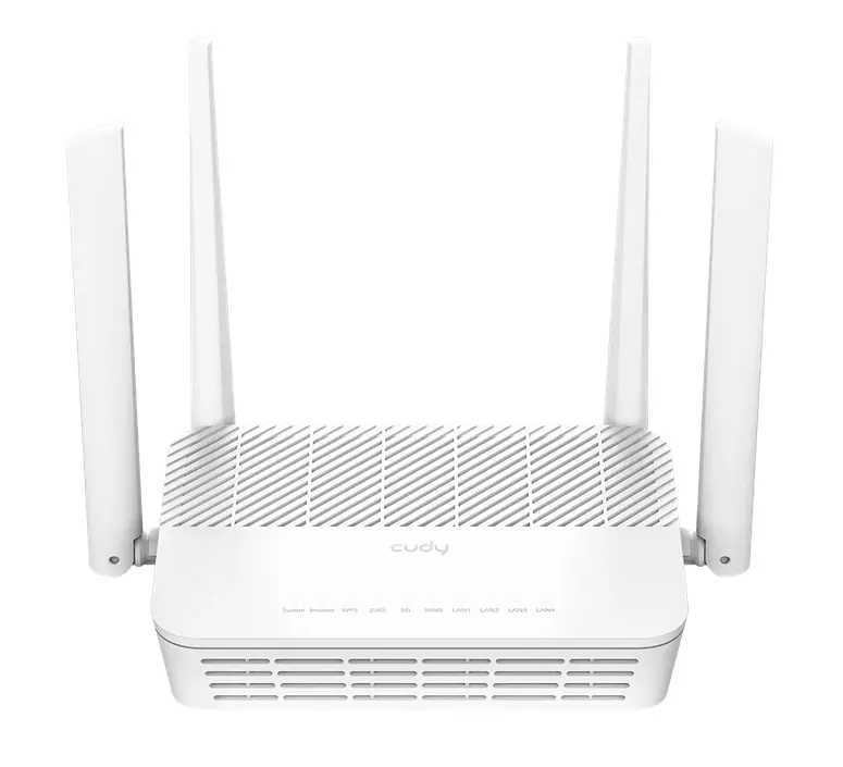 Рутер, Cudy WR3000H AX3000 2.5G Dual Band Wi-Fi 6 Mesh Router 2402Mbps at 5GHz + 574Mbps at 2.4GHz, 1 x 2.5G Port , 4 x 10/100/1000Mbps Ports Cudy Mesh Cudy APP