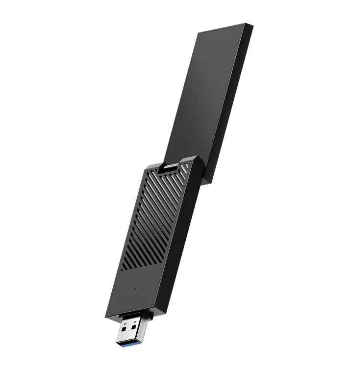 Адаптер, Cudy WU6500 Tri-Band Wi-Fi 7 BE6500 USB 3.0 Adapter 802.11be/ax/ac/a/b/g/n 2880Mbps at 6GHz 2880Mbps at 5Ghz 688Mbps at 2.4GHz