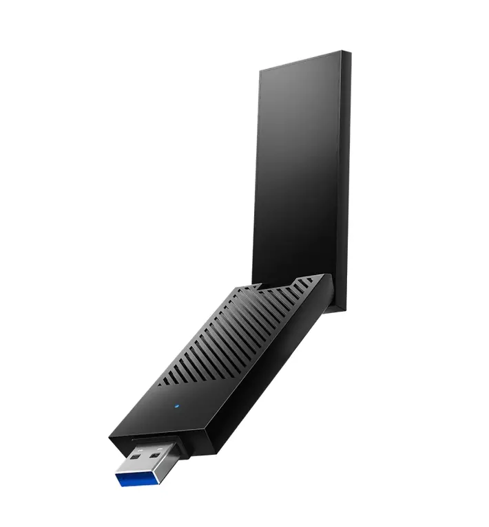 Адаптер, Cudy WU6500 Tri-Band Wi-Fi 7 BE6500 USB 3.0 Adapter 802.11be/ax/ac/a/b/g/n 2880Mbps at 6GHz 2880Mbps at 5Ghz 688Mbps at 2.4GHz - image 1
