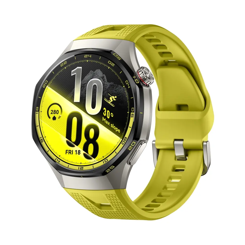 Часовник, Huawei Watch GT 7 Pro Atum-B49W Yellow Fluoroelastomer + Huawei Freebuds SE 4 ANC, White - image 1
