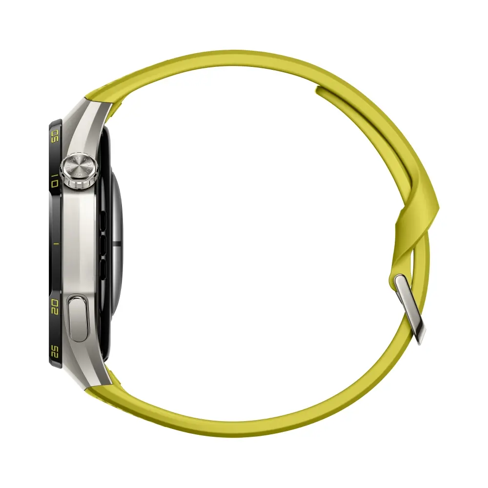 Часовник, Huawei Watch GT 7 Pro Atum-B49W Yellow Fluoroelastomer + Huawei Freebuds SE 4 ANC, White - image 3