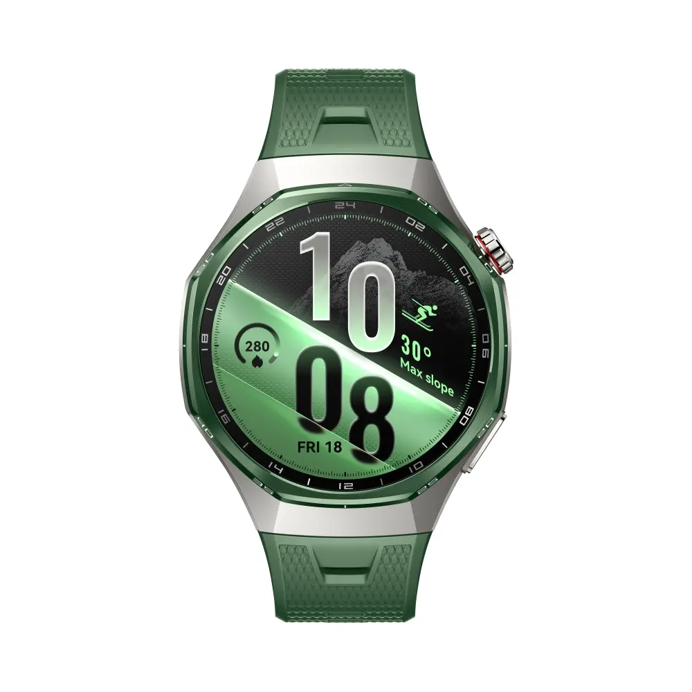 Часовник, Huawei Watch GT 7 Pro Atum-B49C Green Fluoroelastomer + Huawei Freebuds SE 4 ANC, White