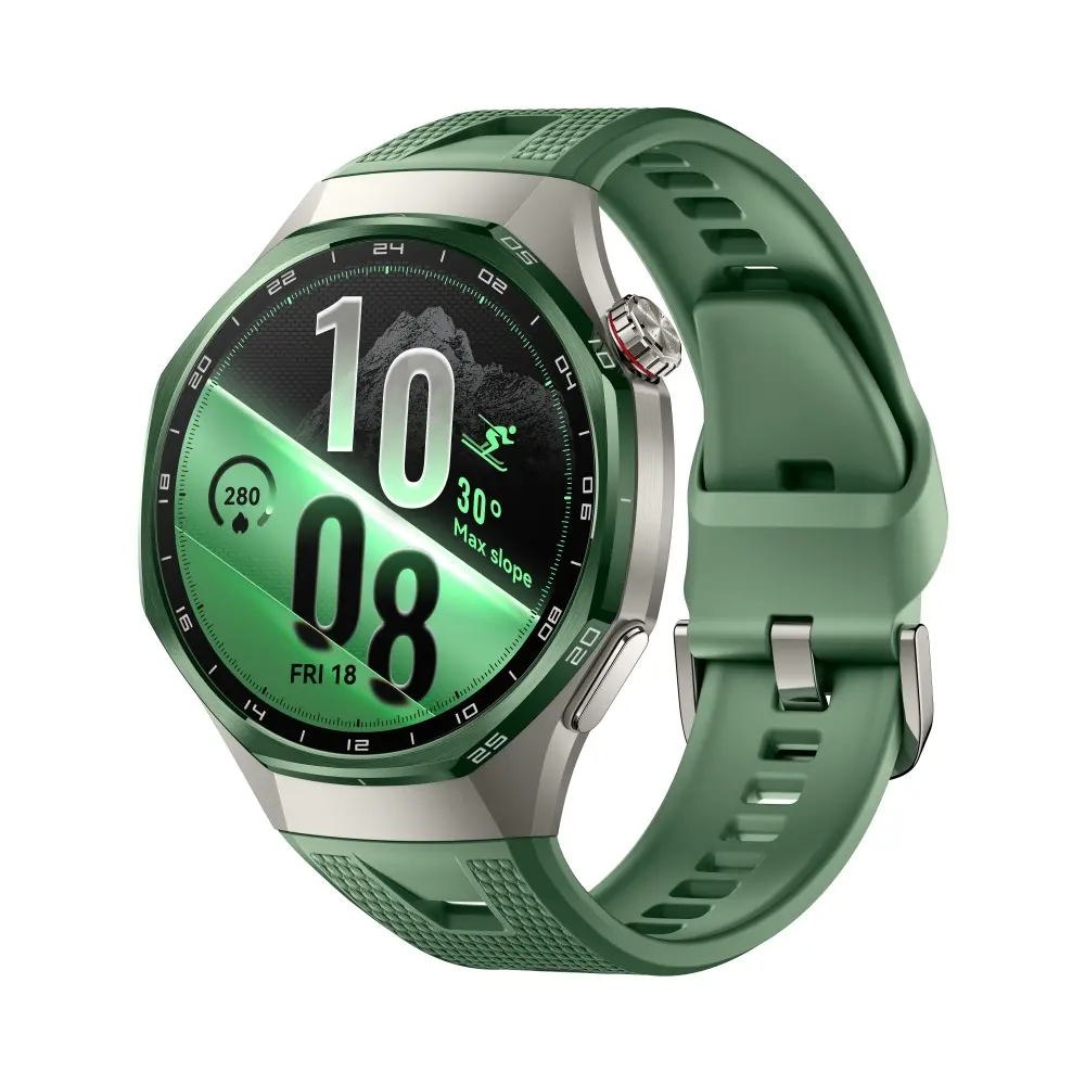 Часовник, Huawei Watch GT 7 Pro Atum-B49C Green Fluoroelastomer + Huawei Freebuds SE 4 ANC, White - image 1